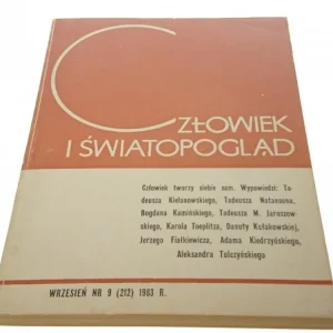 Tylko do końca tygodnia CZŁOWIEK I ŚWIATOPOGLĄD WRZESIEŃ NR 9 (212) 1983