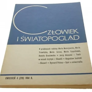 CZŁOWIEK I ŚWIATOPOGLĄD KWIECIEŃ 4 (219) 1984 Premium
