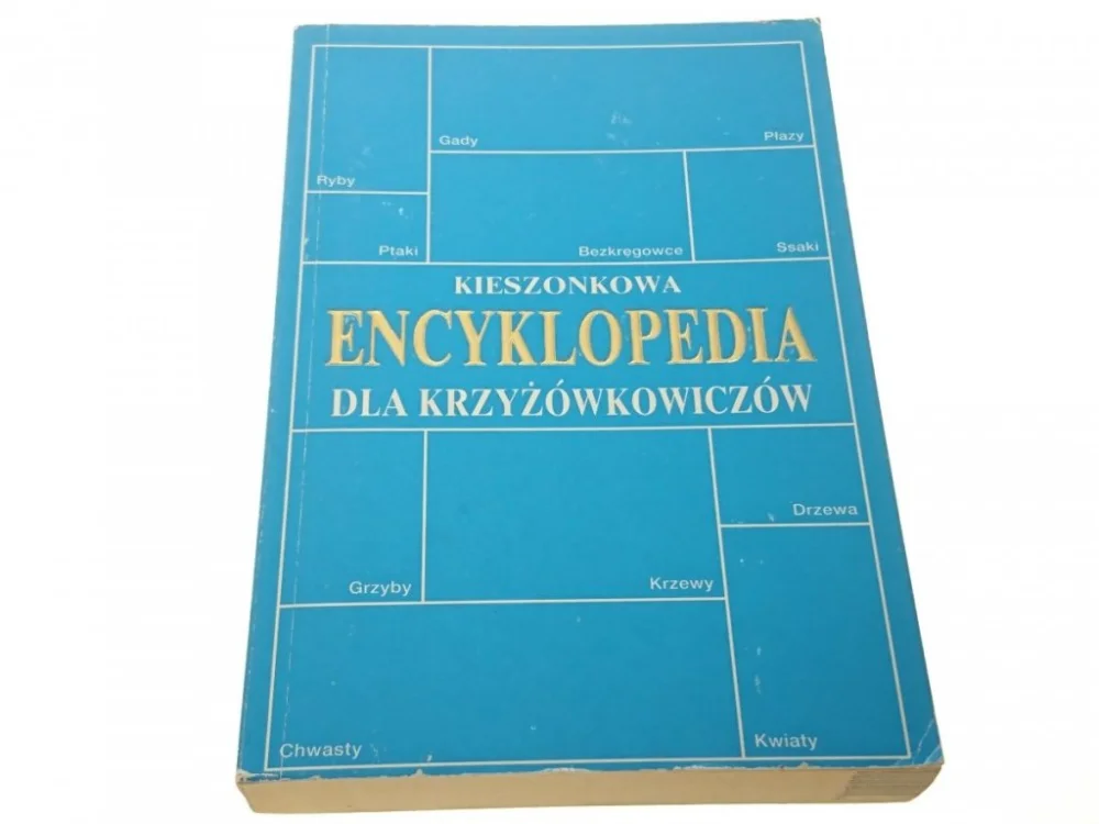 Wyjątkowa oferta KIESZONKOWA ENCYKLOPEDIA DLA KRZYŻÓWKOWICZÓW 1992