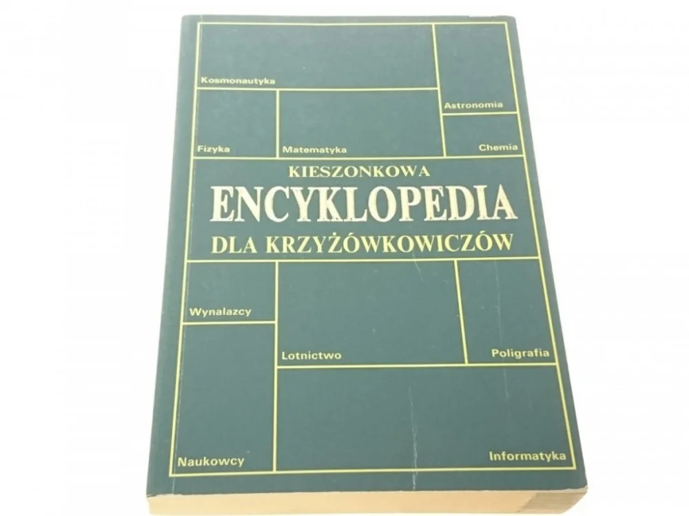 Super okazja KIESZONKOWA ENCYKLOPEDIA DLA KRZYŻÓWKOWICZÓW 1992