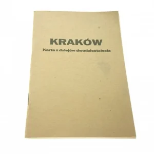 KRAKÓW. KARTA Z DZIEJÓW DWUDZIESTOLECIA (1985) Super okazja