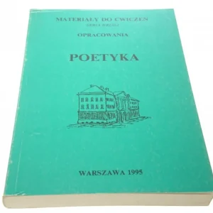 Tani MATERIAŁY DO ĆWICZEŃ. OPRACOWANIA. POETYKA (1995)