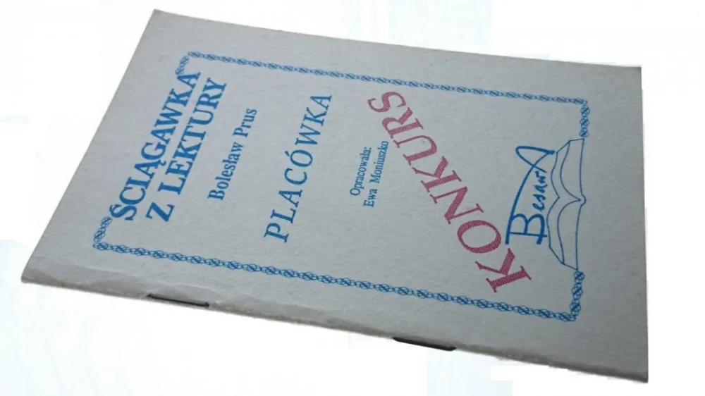 Premium PLACÓWKA. BOLESŁAW PRUS - Ewa Moniuszko (1991)