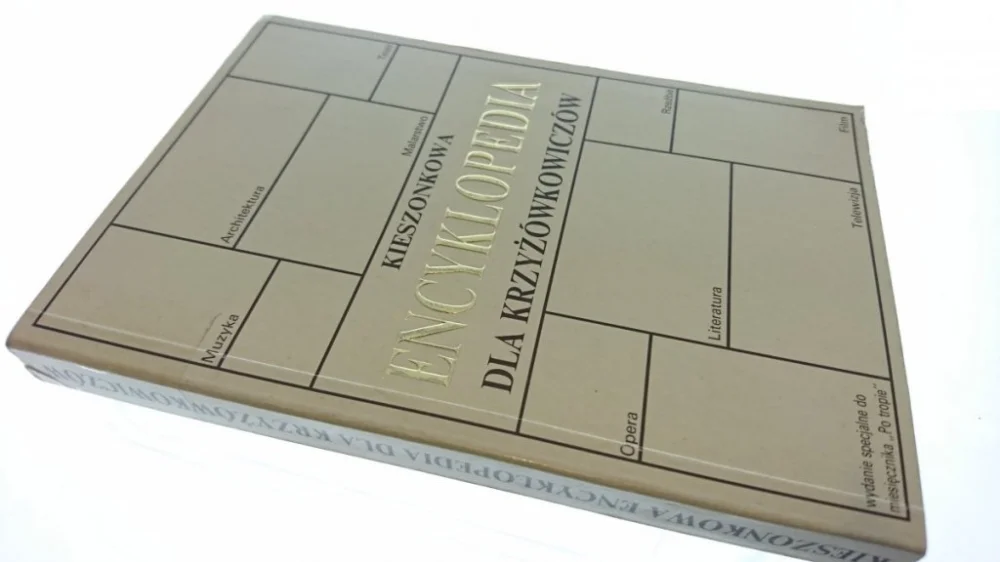 KIESZONKOWA ENCYKLOPEDIA DLA KRZYŻÓWKOWICZÓW 1991 Promocja