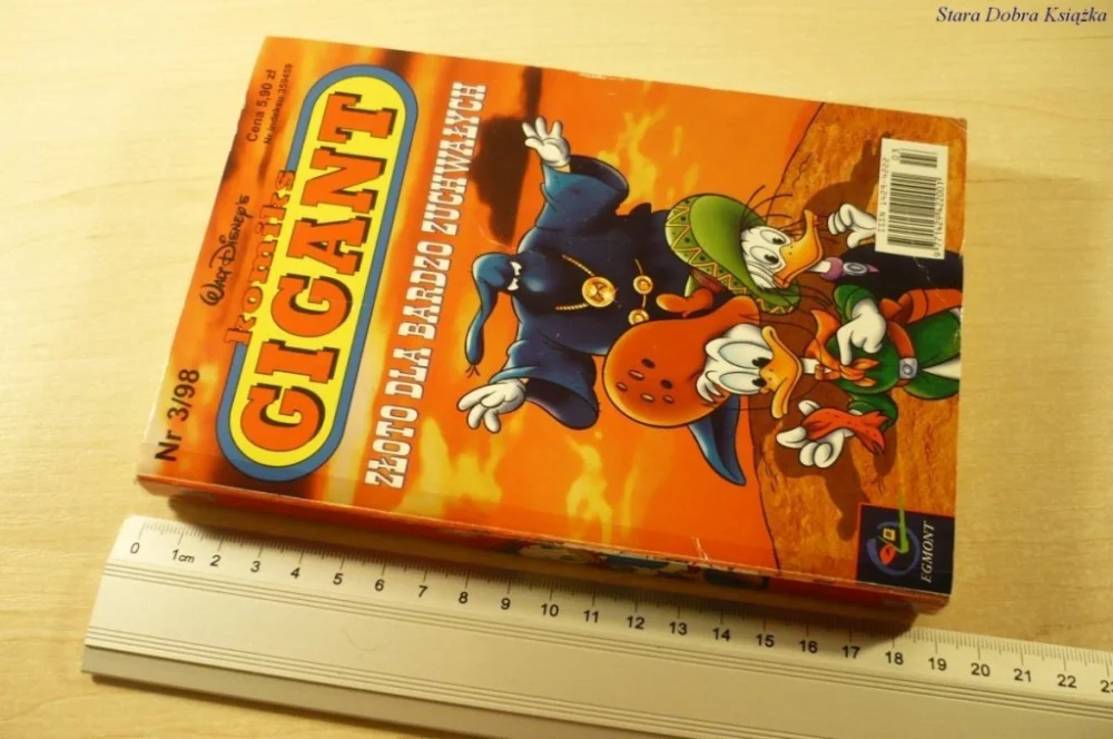 KOMIKS GIGANT NR 3/98 ZŁOTO DLA BARDZO ZUCHWAŁYCH Darmowy zwrot