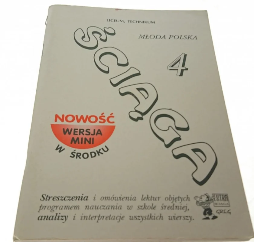 ŚCIĄGA 4 MŁODA POLSKA - Dariusz Pietrzyk Nowość