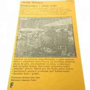 Sprawdź teraz KATARYNIARZ I ZŁOTY TRON - Jacek Stwora (1980)