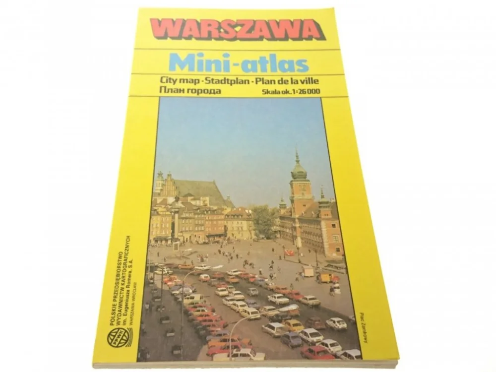 WARSZAWA MINI-ATLAS (1993) Bestseller
