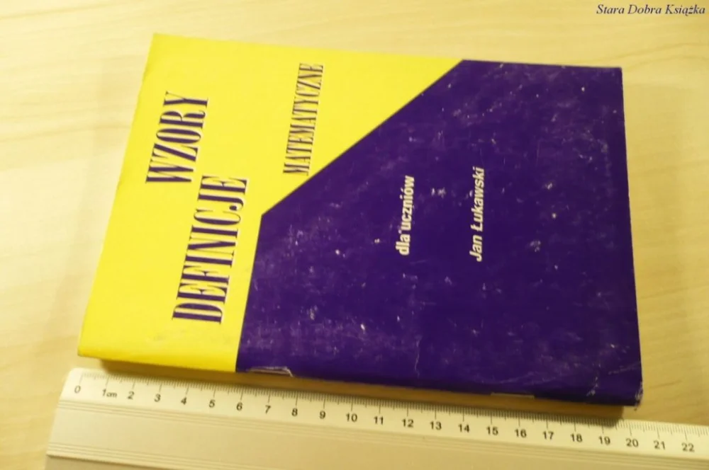 Oferta czasowa WZORY DEFINICJE MATEMATYCZNE - Jan Łukawski (2000)
