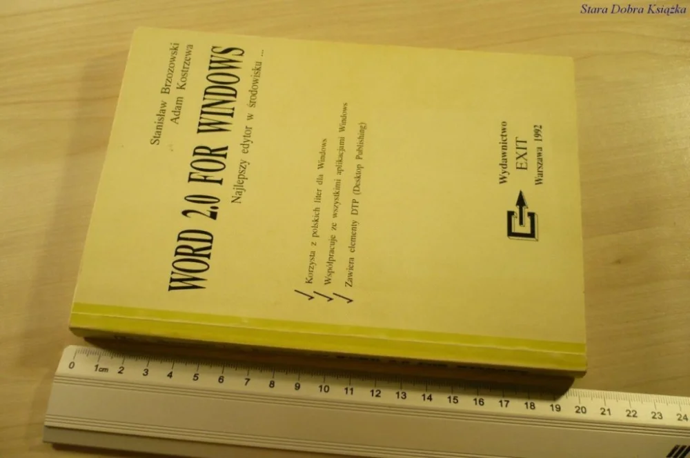 Do wyczerpania zapasów WORD 2.0 FOR WINDOWS - Stanisław Brzozowski (1992)