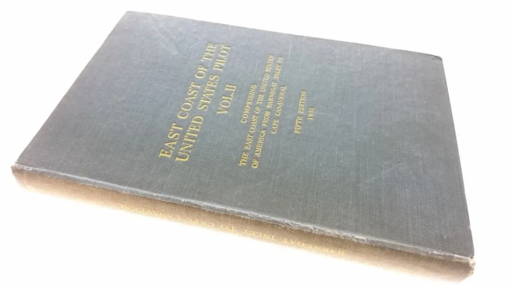 Wysoka jakość EAST COAST OF THE UNITED STATES PILOT VOL. II 1951
