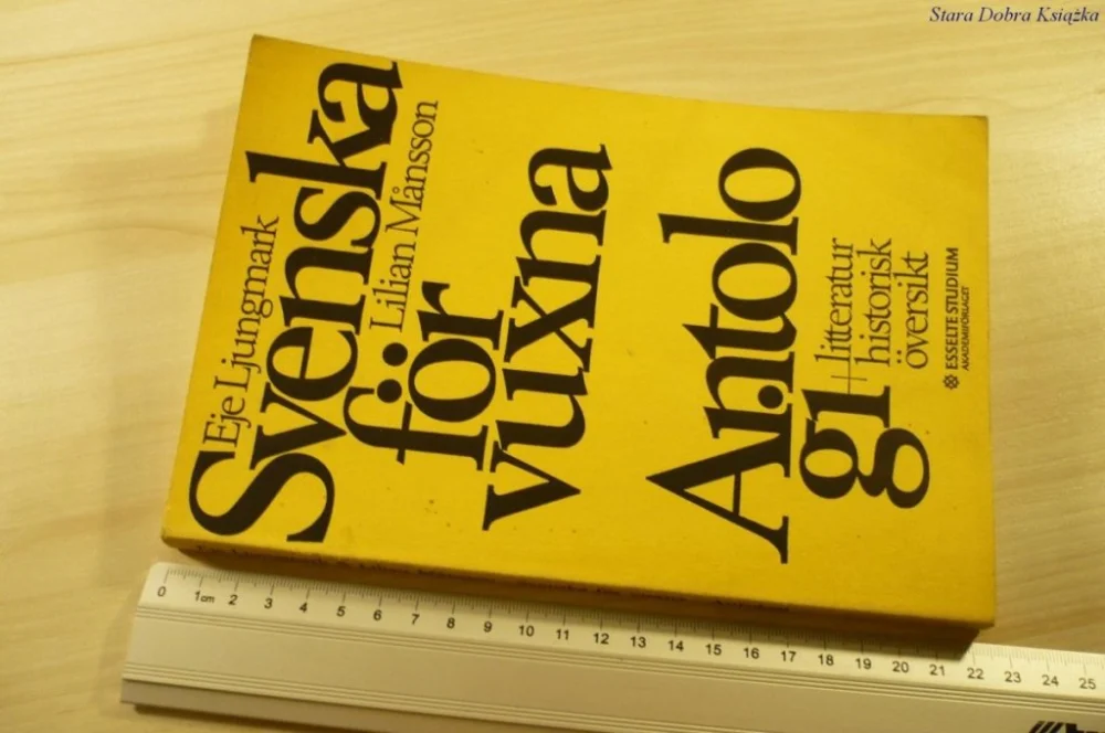 Darmowy zwrot SVENSKA FOR VUXNA ANTOLOGI - Eje Ljungmark (1975)