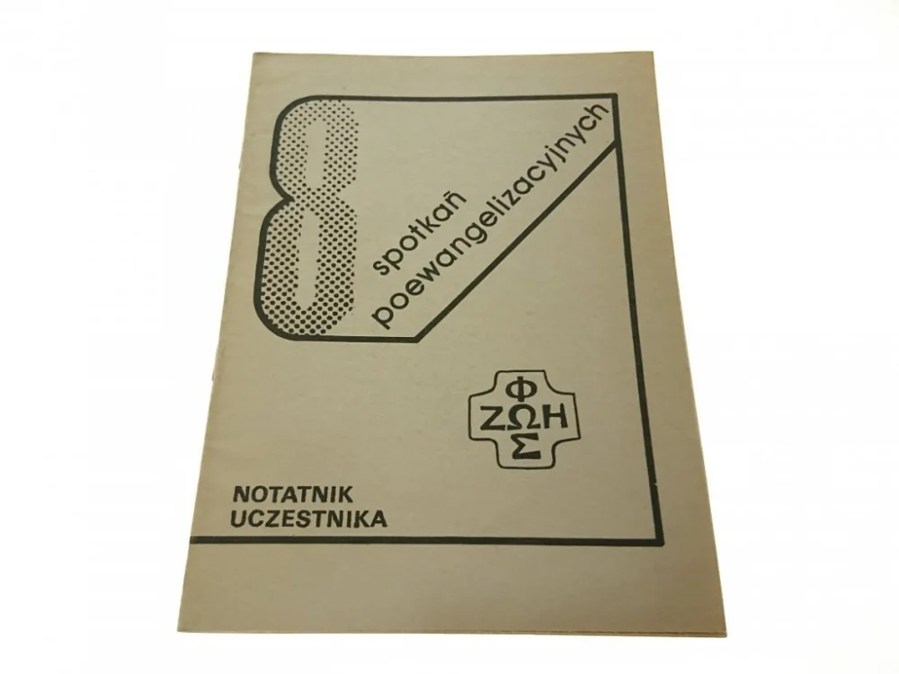 Cena promocyjna 8 SPOTKAŃ POEWANGELIZACYJNYCH. NOTATNIK UCZESTNIKA