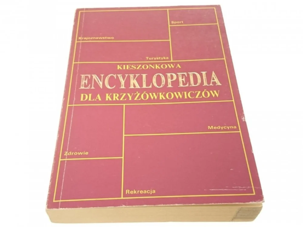 KIESZONKOWA ENCYKLOPEDIA DLA KRZYŻÓWKOWICZÓW 1992 Szybka dostawa