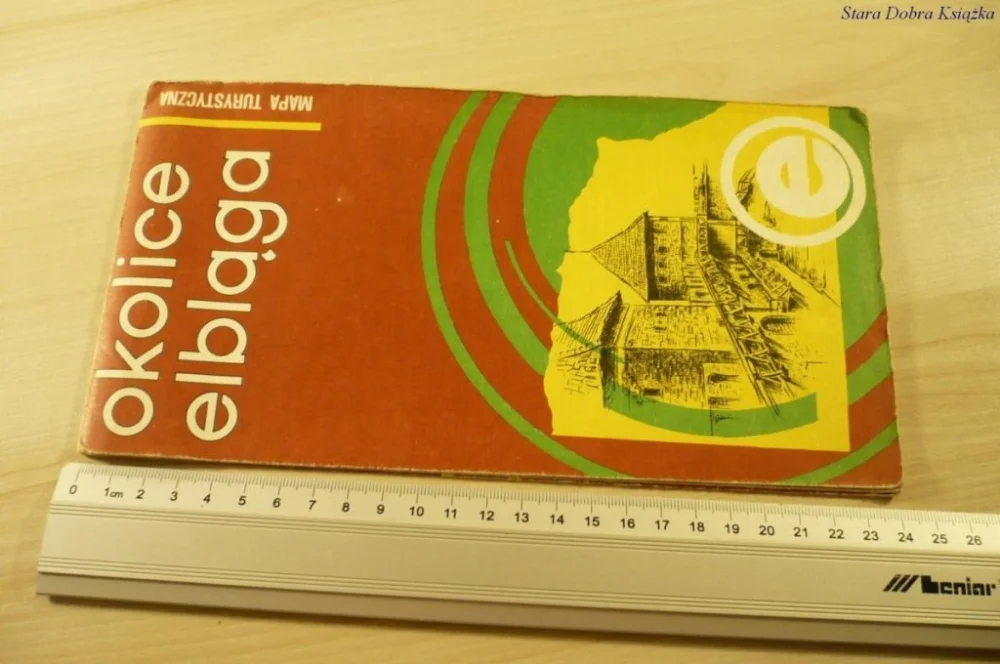 OKOLICE ELBLĄGA. MAPA TURYSTYCZNA (1977) Popularny