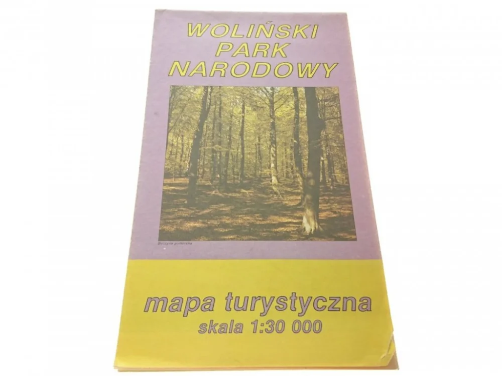 WOLIŃSKI PARK NARODOWY. MAPA TURYSTYCZNA (1987) Popularny
