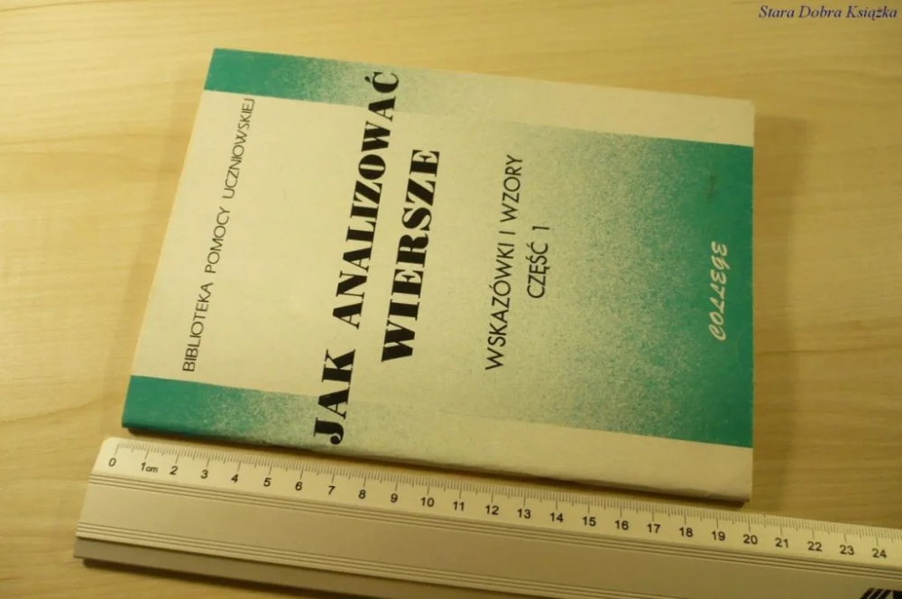 JAK ANALIZOWAĆ WIERSZE. WSKAZÓWKI CZĘŚĆ 1 (1993) Wyjątkowa oferta