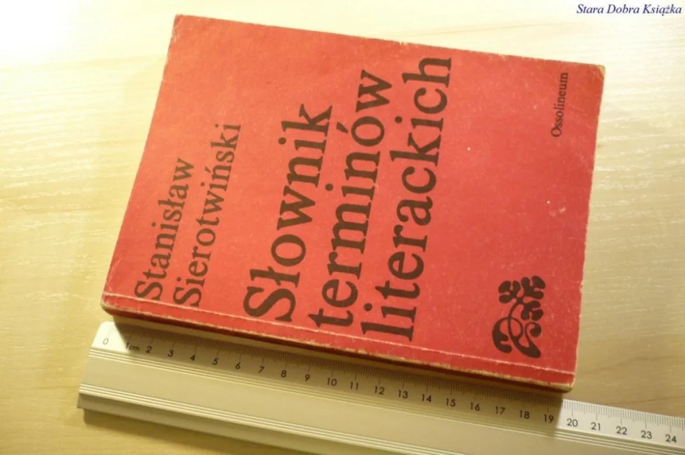 Wysoka jakość SŁOWNIK TERMINÓW LITERACKICH - Sierotwiński 1986