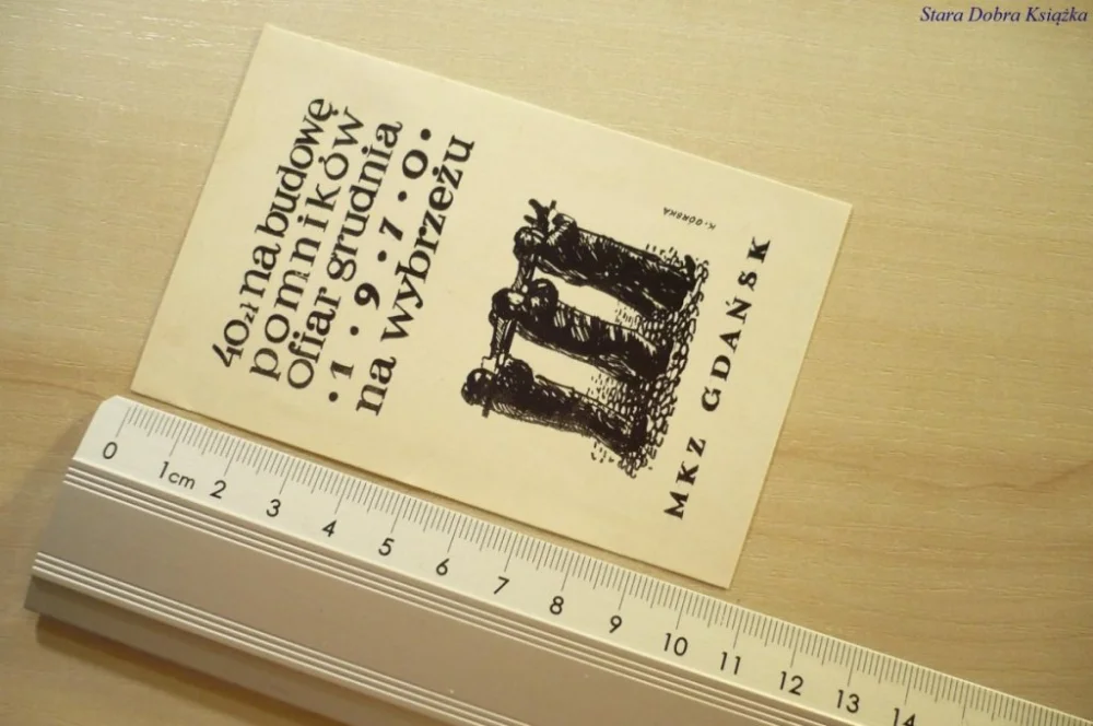 Szybka wysyłka 40 ZŁ NA BUDOWĘ POMNIKÓW OFIAR GRUDNIA 1970... #01