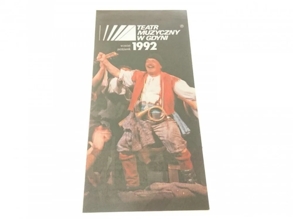 TEATR MUZYCZNY W GDYNI WRZESIEŃ PAŹDZIERNIK 1992 Niska cena