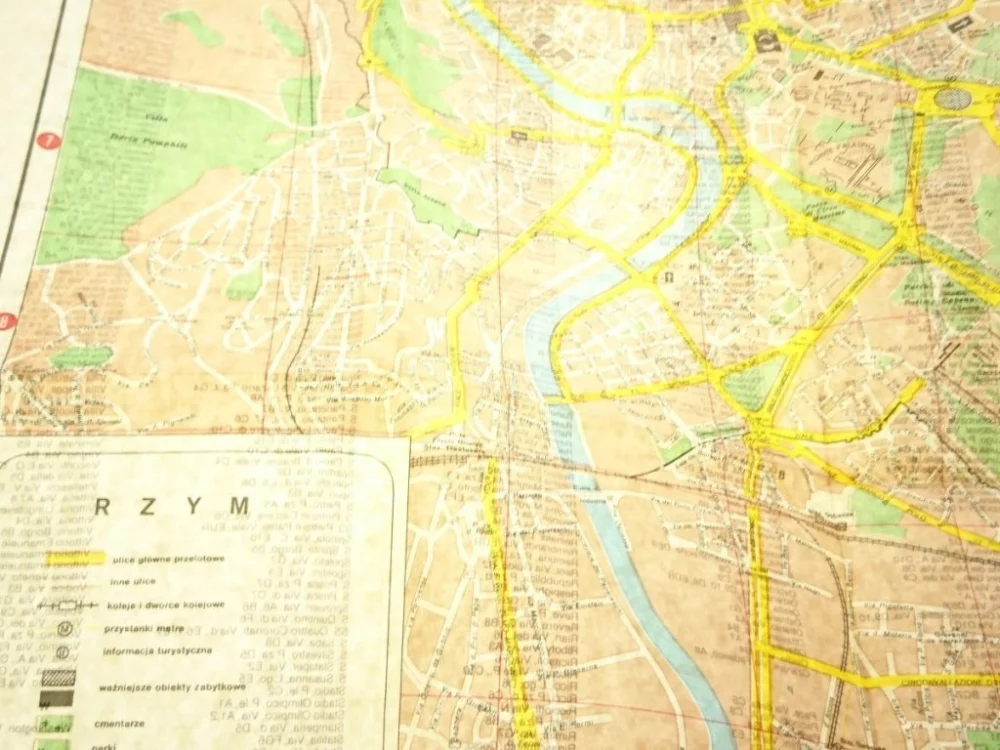 RZYM. PLAN MIASTA 1985 Tylko do końca tygodnia