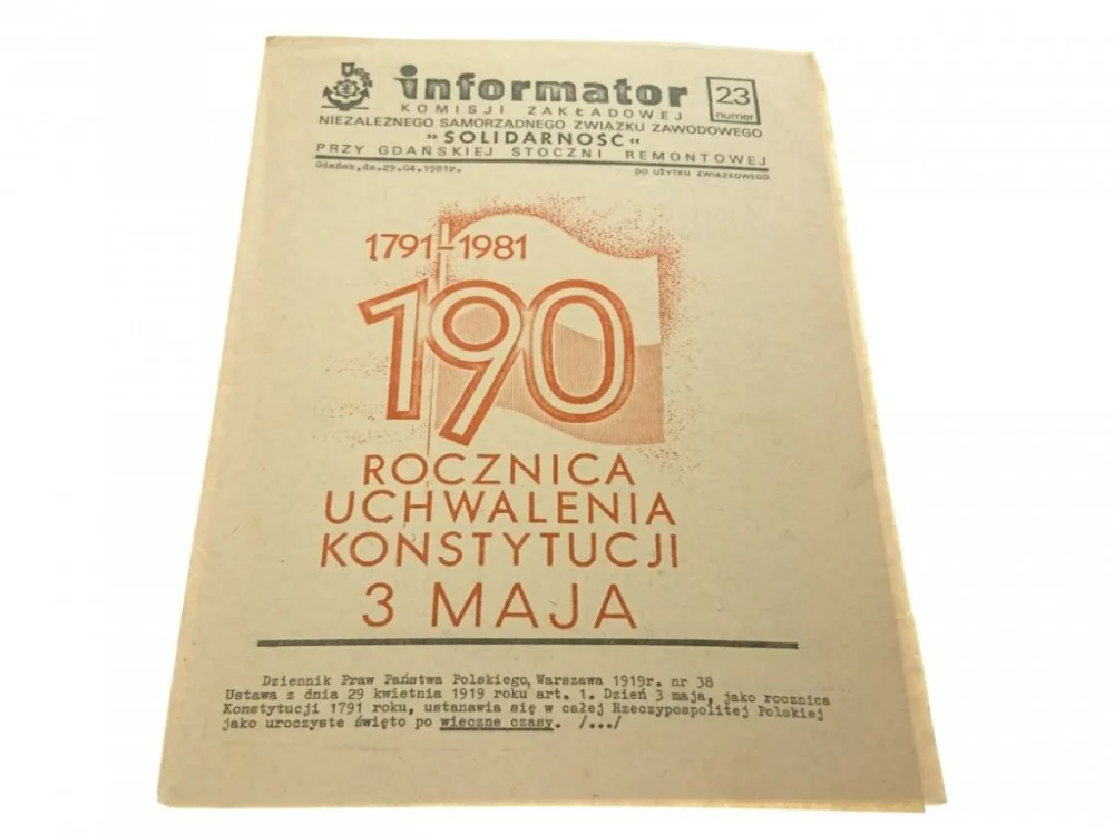 INFORMATOR. KOMIET ZAŁOŻYCIELSKI NIEZALEŻNYCH 23 Wyjątkowa oferta