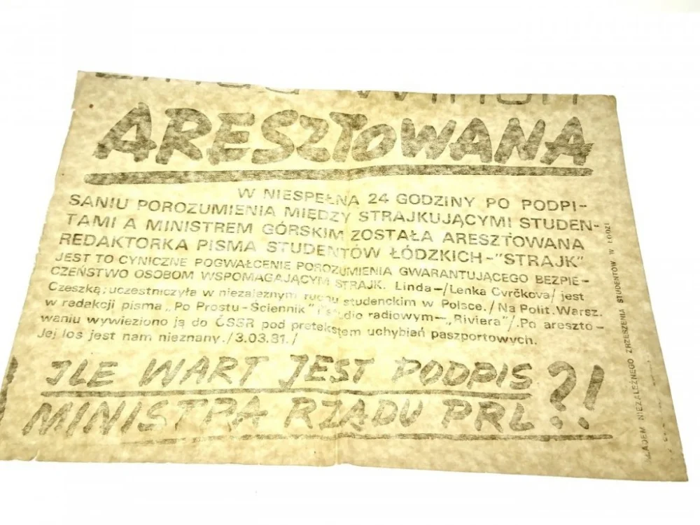 PLAKAT PRL Obniżka ceny