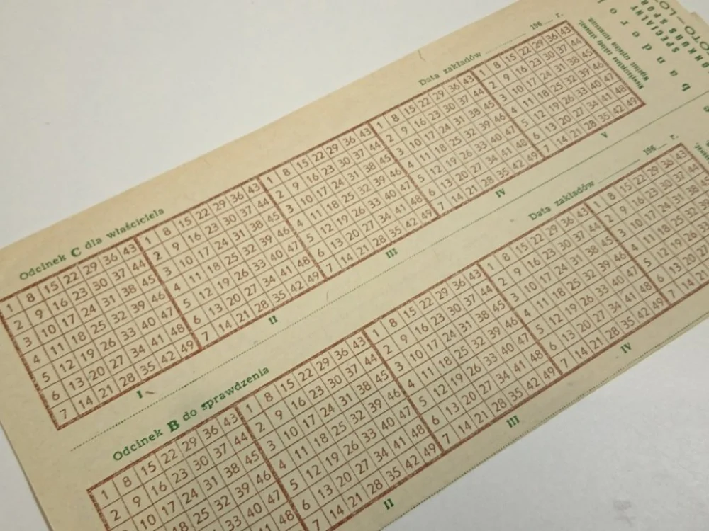 TOTO-LOTEK. KUPON NR 0632707PRL Ostatnie sztuki