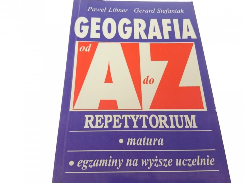 Hit cenowy GEOGRAFIA OD A DO Z - Paweł Libner 2003
