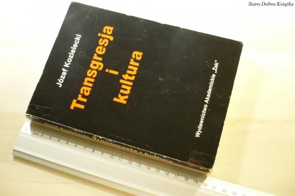 TRANSGRESJA I KULTURA - Józef Kozielecki 1997 Darmowy zwrot