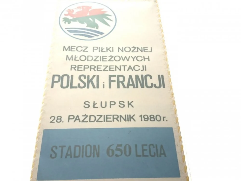 POLSKA-FRANCJA MŁODZIEŻOWE REPREZENTACJE 28 X 1980 Rabat