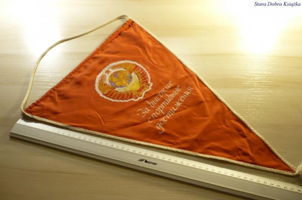 Rabat DUŻY CZERWONY PROPORCZYK CCCP