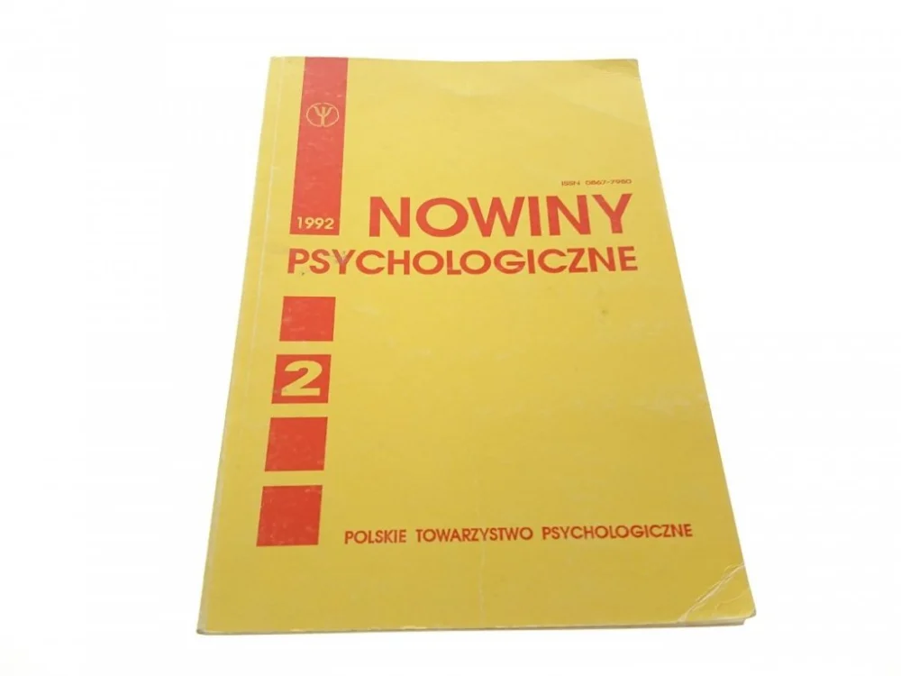 Nie przegap NOWINY PSYCHOLOGICZNE 2 79 1992
