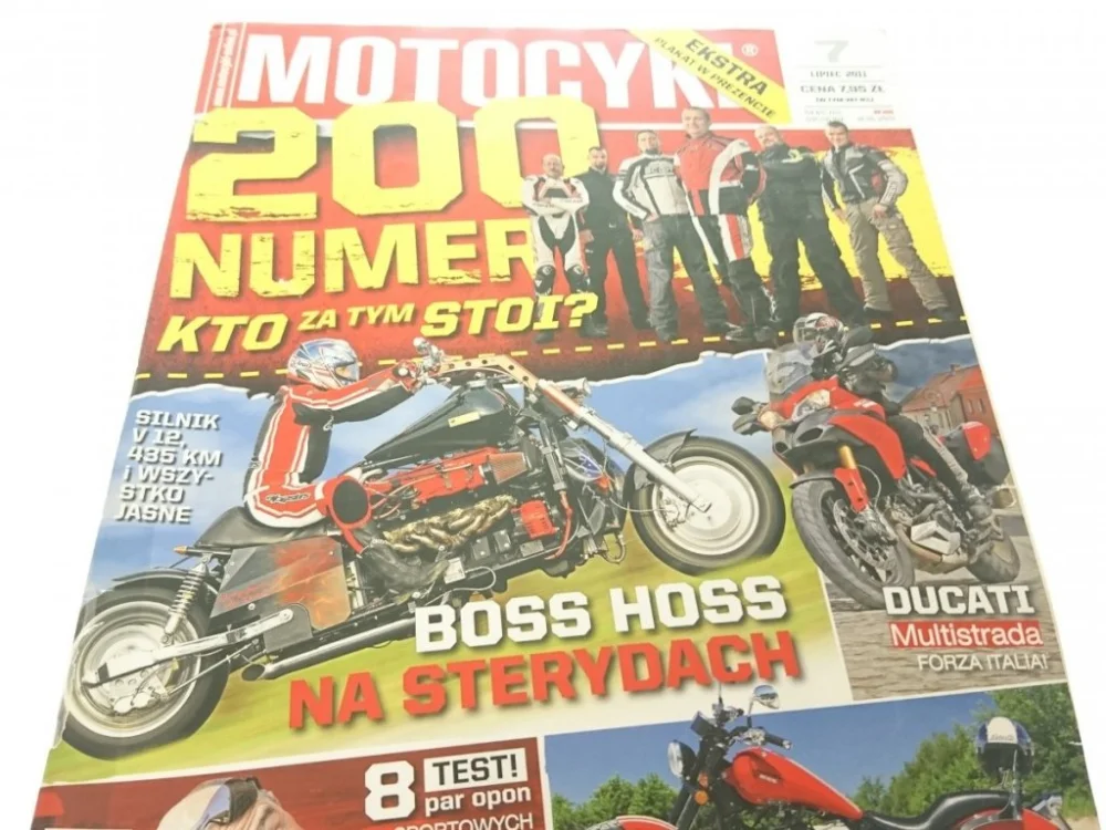Bestseller MOTOCYKL NR 200. 7 LIPIEC 2011