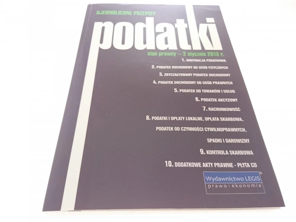 PODATKI. STAN PRAWNY 2 STYCZNIA 2013 Do wyczerpania zapasów