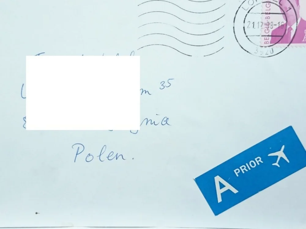 Dodaj do koszyka KOPERTA ZE ZNACZKIEM BELIGJSKIM