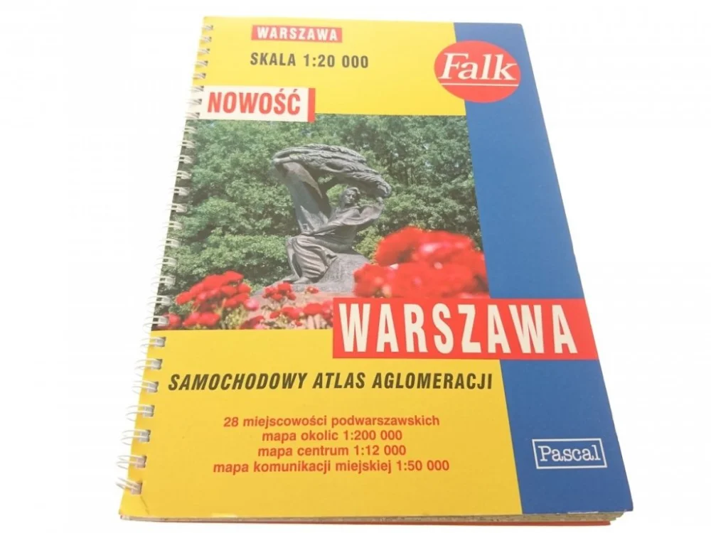 WARSZAWA 1:20000 SAMOCHODOWY ATLAS AGLOMERACJI Premium