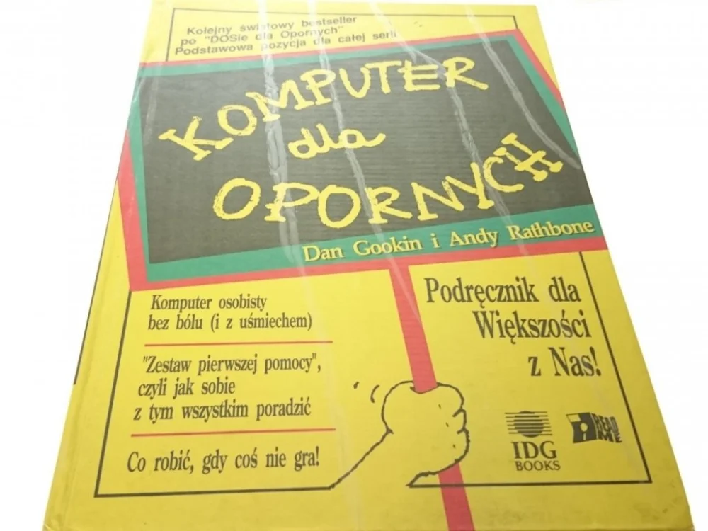 KOMPUTER DLA OPORNYCH - Dan Gookin 1993 Popularny