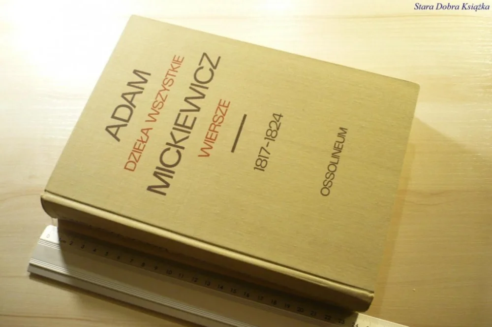 Oferta czasowa MICKIEWICZ. DZIEŁA WSZYSTKIE. WIERSZE 1 1817-1824