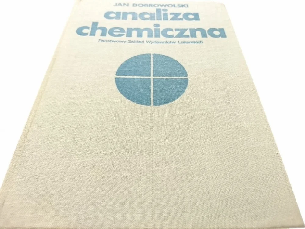 Ekspresowa dostawa ANALIZA CHEMICZNA - Jan Dobrowolski 1976