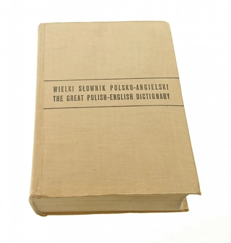 Tani WIELKI SŁOWNIK POLSKO-ANGIELSKI Stanisławski 1969