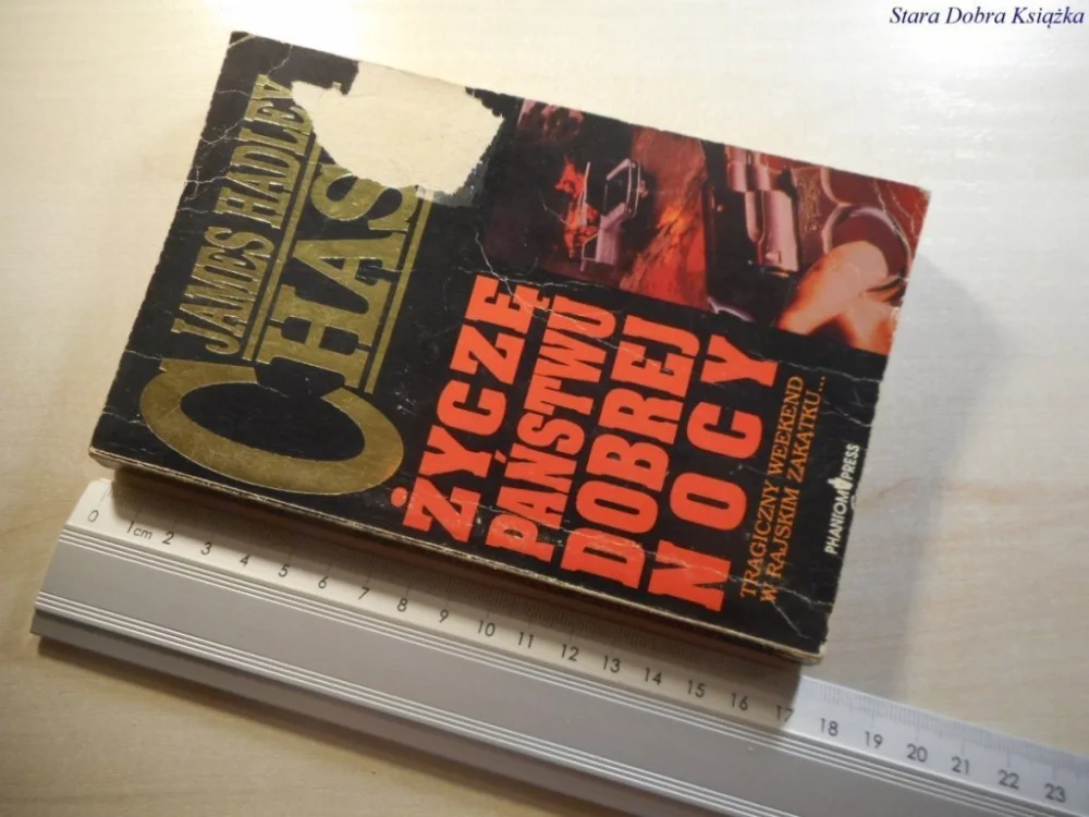 ŻYCZĘ PAŃSTWU DOBREJ NOCY James Hadley Chase 1993 Promocja