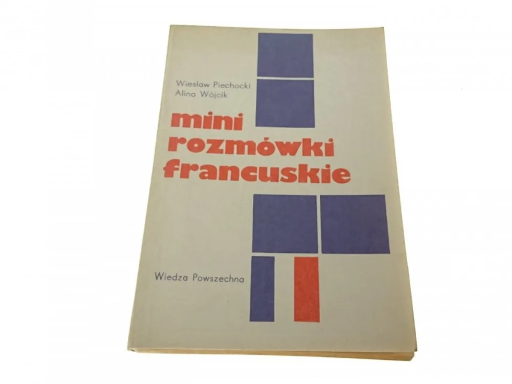 Wysoka jakość MINI ROZMÓWKI FRANCUSKIE - Wiesław Piechocki 1980
