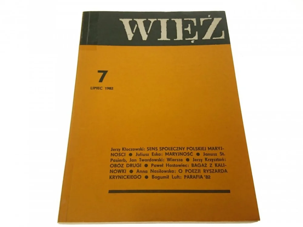 Bezpieczne zakupy WIĘŹ NR 7 (285) LIPIEC 1982