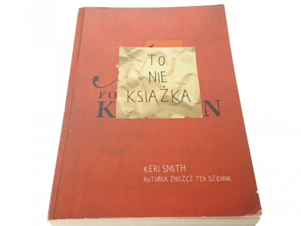 Hit cenowy TO NIE KSIĄŻKA - Keri Smith 2014