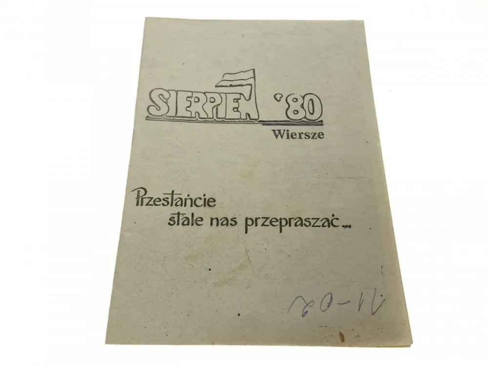 SIERPIEŃ '80 WIERSZE Tylko do końca tygodnia