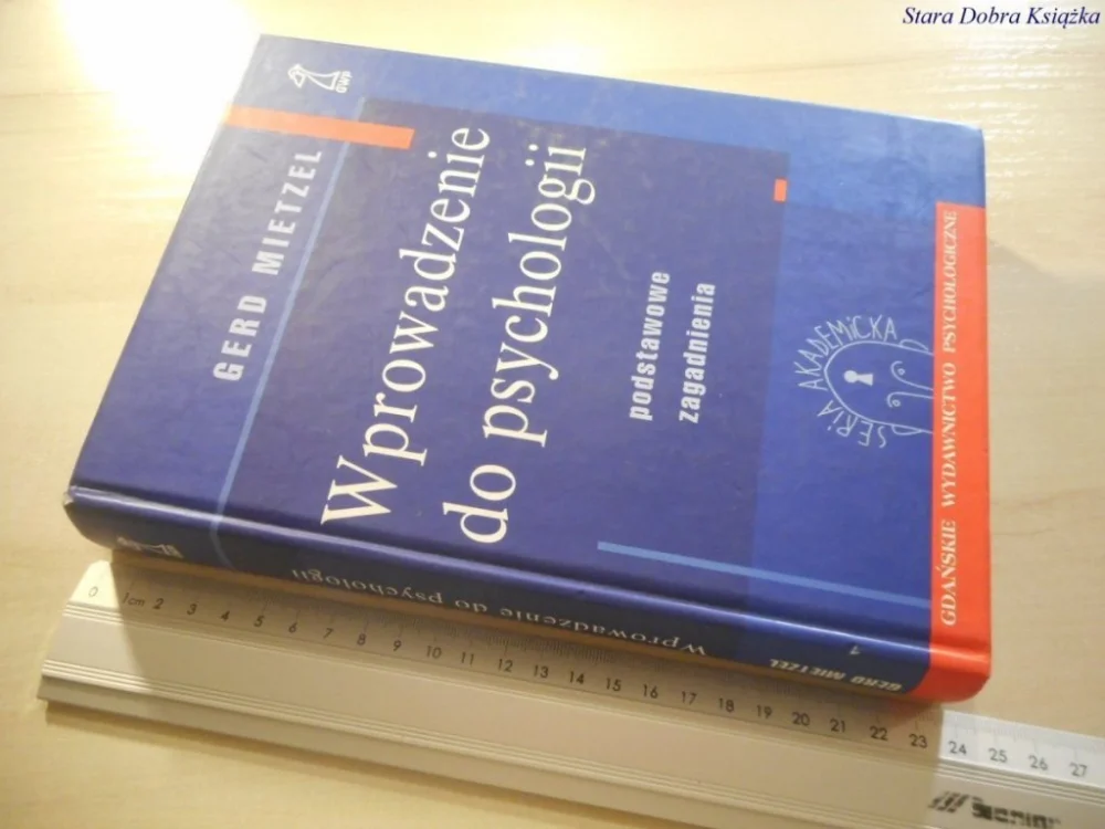WPROWADZENIE DO PSYCHOLOGII - Gerd Mietzel 1999 Obniżka ceny