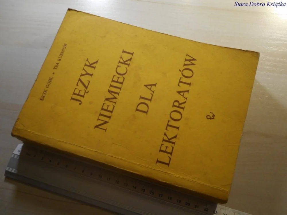 Bezpieczna płatność JĘZYK NIEMIECKI DLA LEKTORATÓW - Eryk Guhl 1975