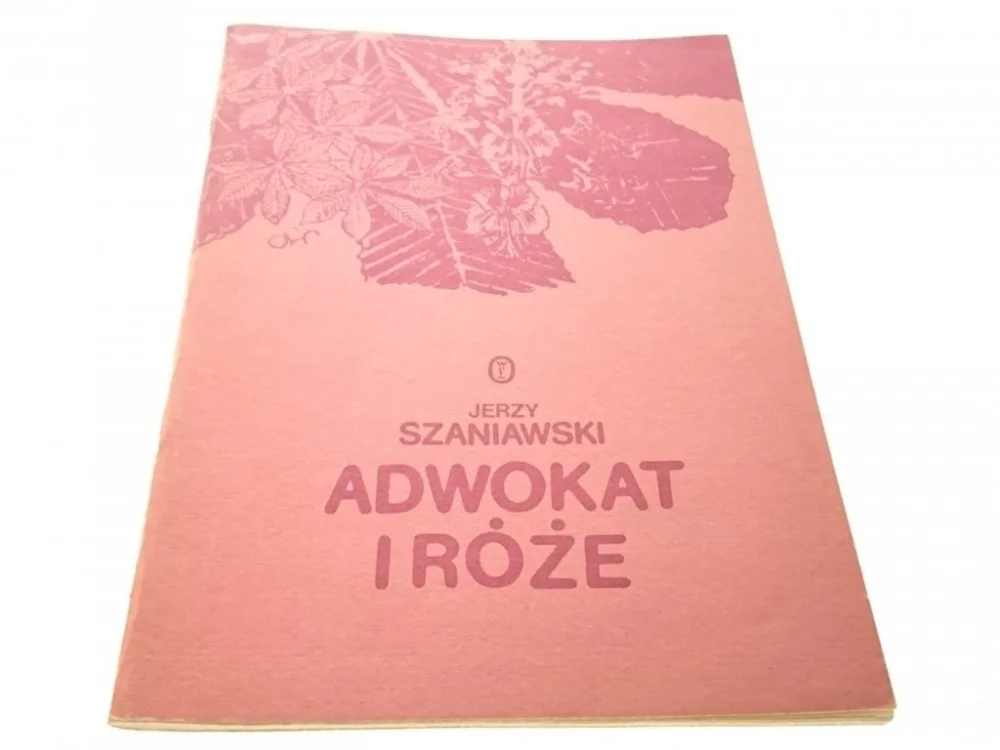 ADWOKAT I ROŻE - Jerzy Szaniawski 1987 Bestseller