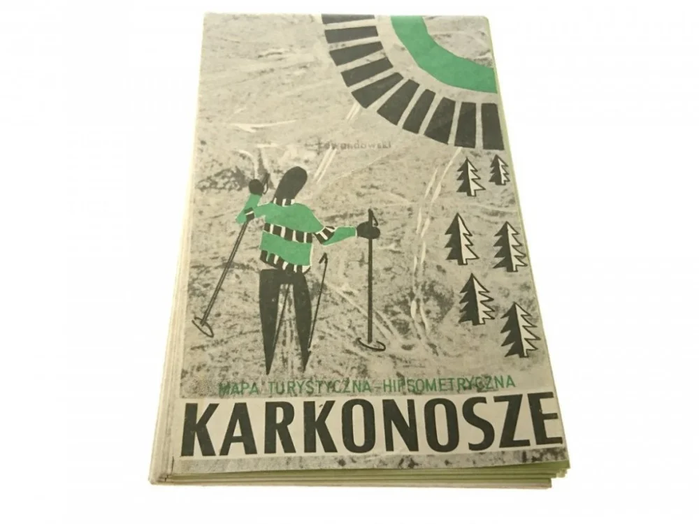 KARKONOSZE. MAPA TURYSTYCZNA 1976 Wyprzedaż